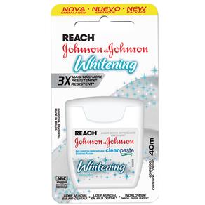Fio Dental REACH Johnson & Johnson Whitening – 40 M