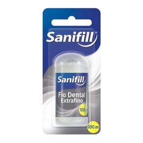 Fio Dental Sanifill Extra Fino 100m