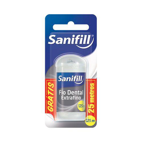 Fio Dental Sanifill - Extrafino 125M