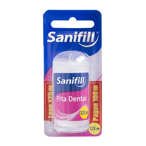 Fio Dental Sanifill Fita Dental 125M