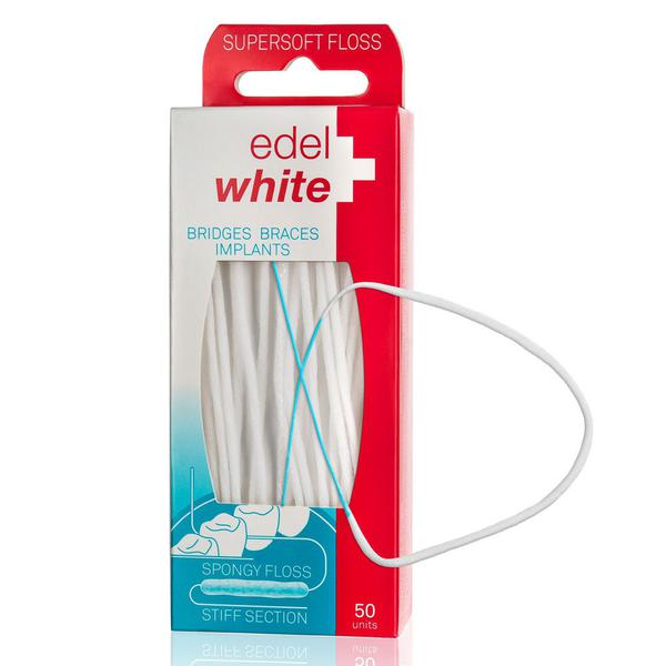 Fio Dental Suiço Edel-White Supersoft Floss C/50 Unidades - Edel White