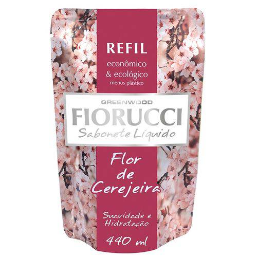 Fiorucci Sabonete Líquido Flor de Cerejeira 440ml Refil