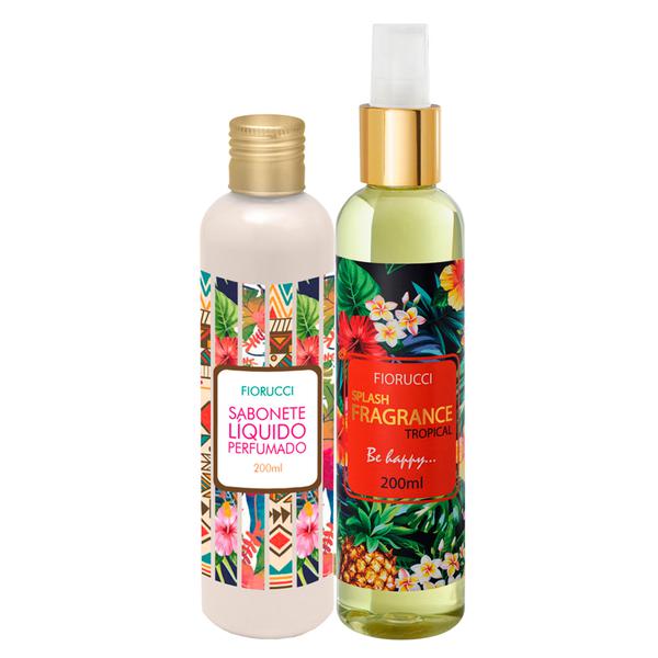 Fiorucci Splash Fragrance Tropical Kit - Deo Colônia + Sabonete Líquido
