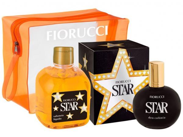 Fiorucci Star Perfume Feminino Deo Colônia - 100ml + Sabonete Líquido 350ml + Necessaire