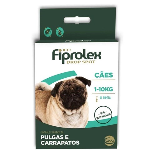 Fiprolex Drop Spot - Antipulgas Ceva para Cães Até 10 Kg