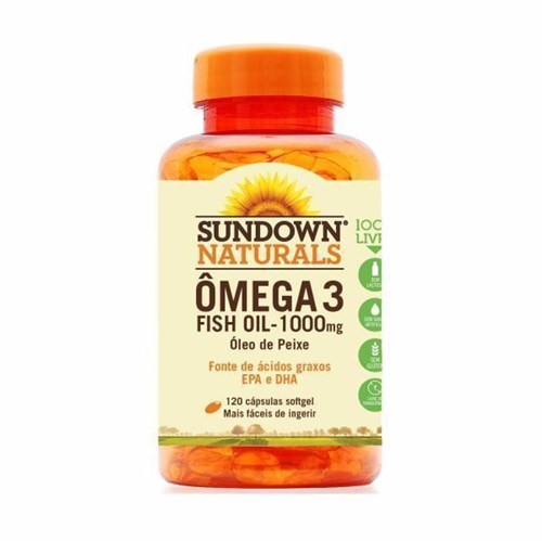 Fish Oil - Ômega-3 - 1.000mg - Sundown Naturals - PE661639-1