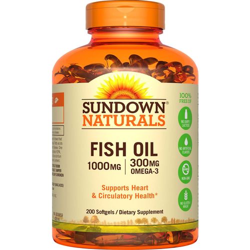 Fish Oil - Omega 3 Fish Oil - 200 Cápsulas - Sundown