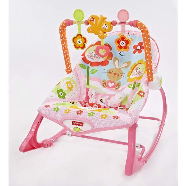 Fisher Price Cadeirinha de Balanço Minha Infância Rosa Y4544 - Mattel