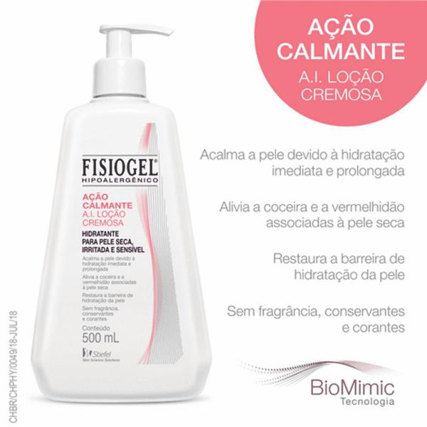 FISIOGEL A.I. LOCAO 500 ML - Peles Secas, Sensíveis e Irritadas - Gsk Skin Health