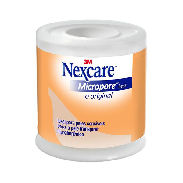 Fita Micropore Nexcare Bege 50mm X 4,5m