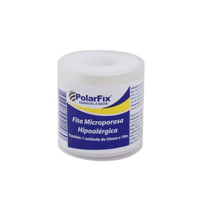 Fita Micropore PolarFix 5cm X 10m Branca