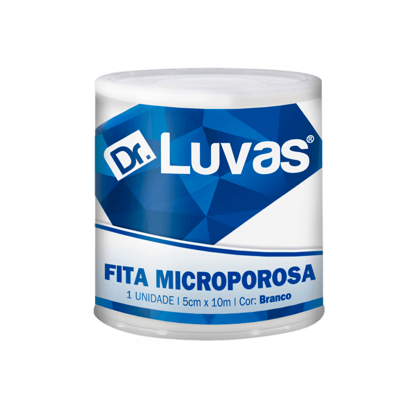 Fita Microporosa Branca 5 Cm X 10m - Dr. Luvas
