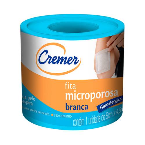 Fita Microporosa Cremer 5,0 Cm X 4,5 M