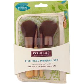 Five Piece Mineral Set Ecotools - Kit de Pincéis para Maquiagem Kit de Pincéis para Maquiagem