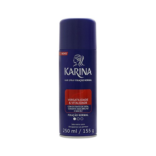 Fixador de Cabelo Spray Karina 250Ml/155G