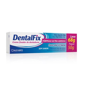 Fixador de Dentaduras Dentalfix 68g