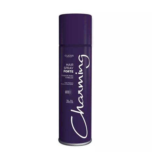 Fixador Para Cabelos - Hair Spray Forte Jato Seco Charming 200 Ml