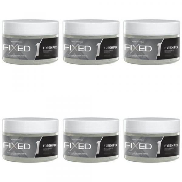 Fixed Gel Fixador Incolor Pote 250g (Kit C/06)