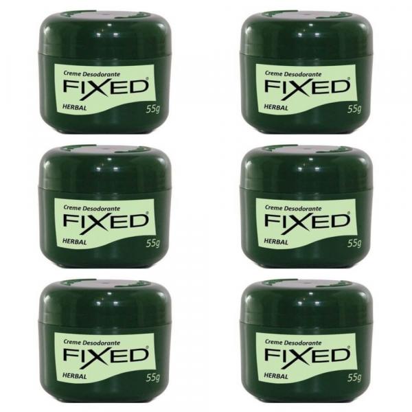 Fixed Herbal Desodorante Creme 55g (Kit C/06)
