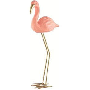 Flamingo de Cerâmica Rosa James Grande 7087