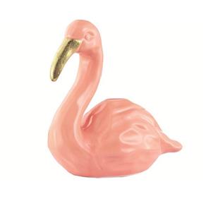 Flamingo de Cerâmica Rosa Sedens Grande 7089