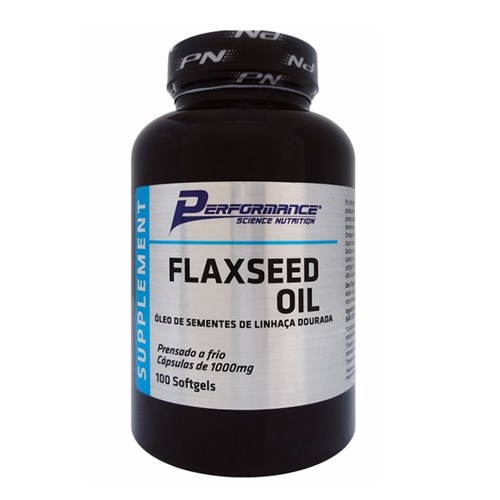 Flaxseed Oil Linhaça 100 Caps - Performance