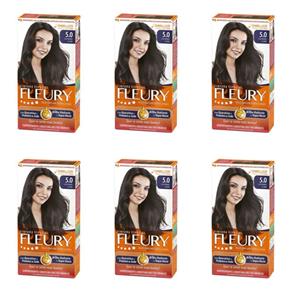 Fleury Tinta - Kit 5.0 Castanho Claro - Kit com 06
