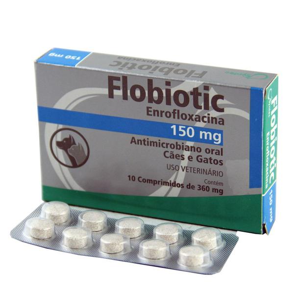 Flobiotic 150mg Enrofloxacina Cães 10 Comprimidos - Syntec