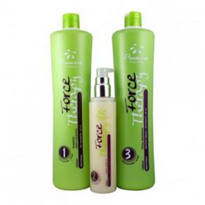 Floractive Tratamento Reconstrutor (Kit) Shampoo+Total Brushing +Force Keratin 2x1000ml+250ml