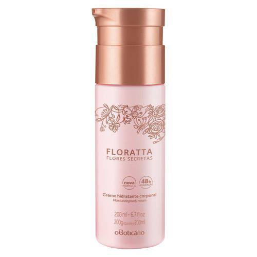 Floratta Creme Hidratante Desodorante Corporal Flores Secretas 200ml