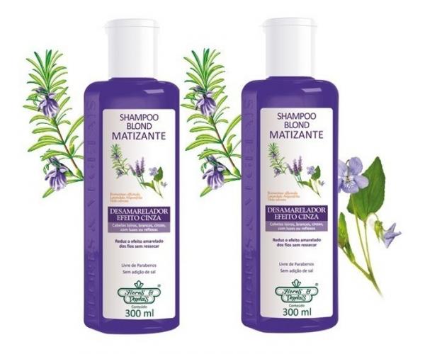 Flores E Vegetais Kit - Shampoo Blond Matizante 300ml 2 Uni