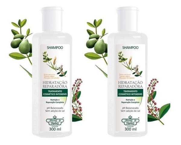 Flores e Vegetais 2un Shampoo Hidratação Reparadora 300ml