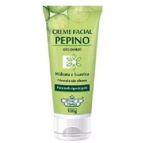 Flores & Vegetais Creme Facial de Pepino 100g (kit C/03)