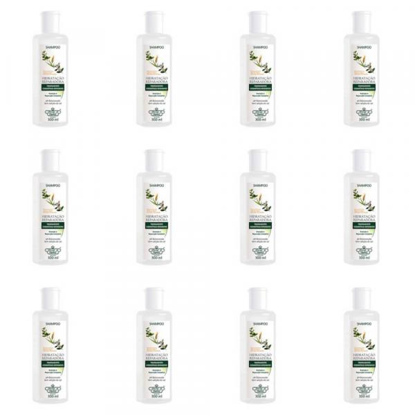 Flores Vegetais Hidratação Reparadora Shampoo 300ml (Kit C/12)