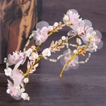Flower Fairy noiva Decoração floral com alça banda do cabelo do bridesmaid headwear