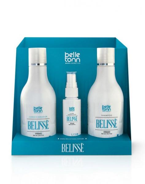 Fluido Belisse Belle Tonn 65ml + Shampoo + Condicionador