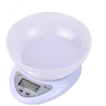 5 kg / 1g LCD Balança Digital Balança de cozinha dieta alimentar eletrônico com Pesando bacia