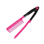 Folding DIY V-Shape Hair Styling Comb Hairdress Salon Ferramenta cabeleireiro Beauty