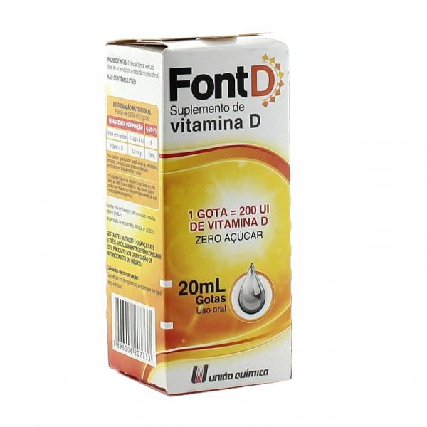 Font D 20 Ml (Vitamina D) - União Química