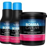 For Beauty Bomba Capilar Kit com Máscara de 1kg (3 Itens)