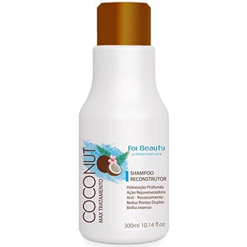 For Beauty Max Treatment Coconut Shampoo Reconstrutor 300ml
