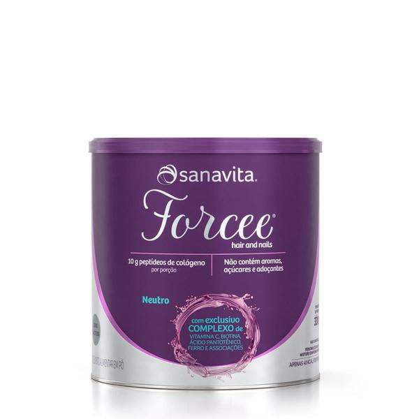 Forcee Hair And Nails Neutro 330g Sanavita