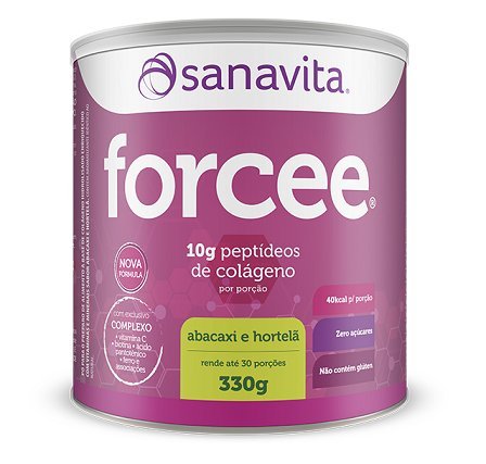 Forcee - Sanavita - Abacaxi com Hortelã - 330g