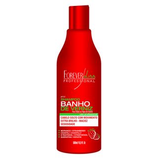 Forever Liss Banho de Verniz Morango - Shampoo 500ml