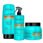 Forever Liss Cachos Kit Tratamento Completo
