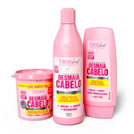 Forever Liss Desmaia Cabelo Kit 3 Itens