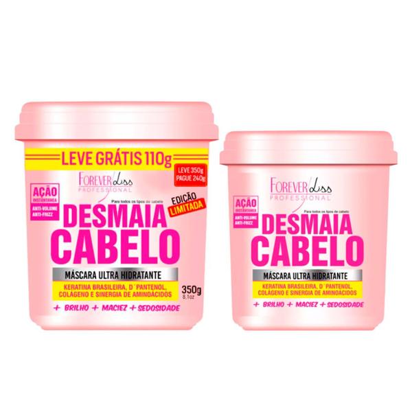 Forever Liss Desmaia Cabelo Kit - 2 Máscaras Ultra Hidratante - Forever Liss Professional