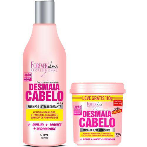Forever Liss Desmaia Cabelo Kit Shampoo 500ml + Máscara 350g
