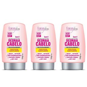 Forever Liss Desmaia Cabelo Leave In 150g - Kit com 03