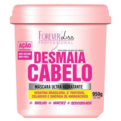 Forever Liss Desmaia Cabelo - Máscara Ultra Hidratante - 950g